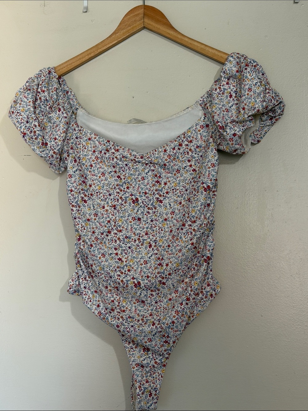 Free People floral bodysuit
